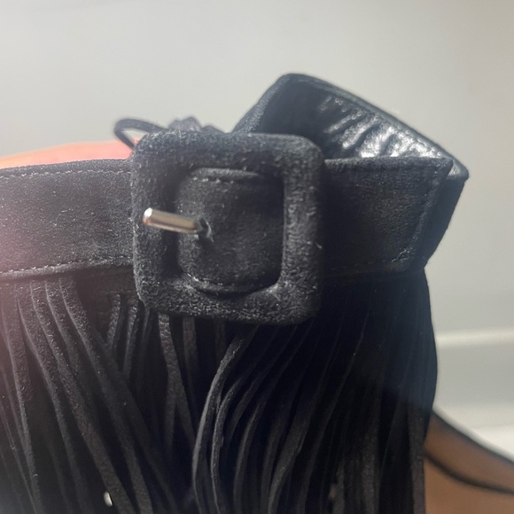 Christian Louboutin Short tina fringe suede sz 37.5 made in italy - Picture 16 of 16